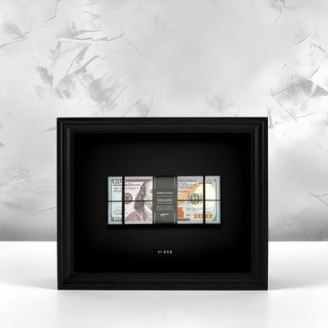 100 Dollar 3D Stacked Frame - USD (30% off) - MINDSTONE