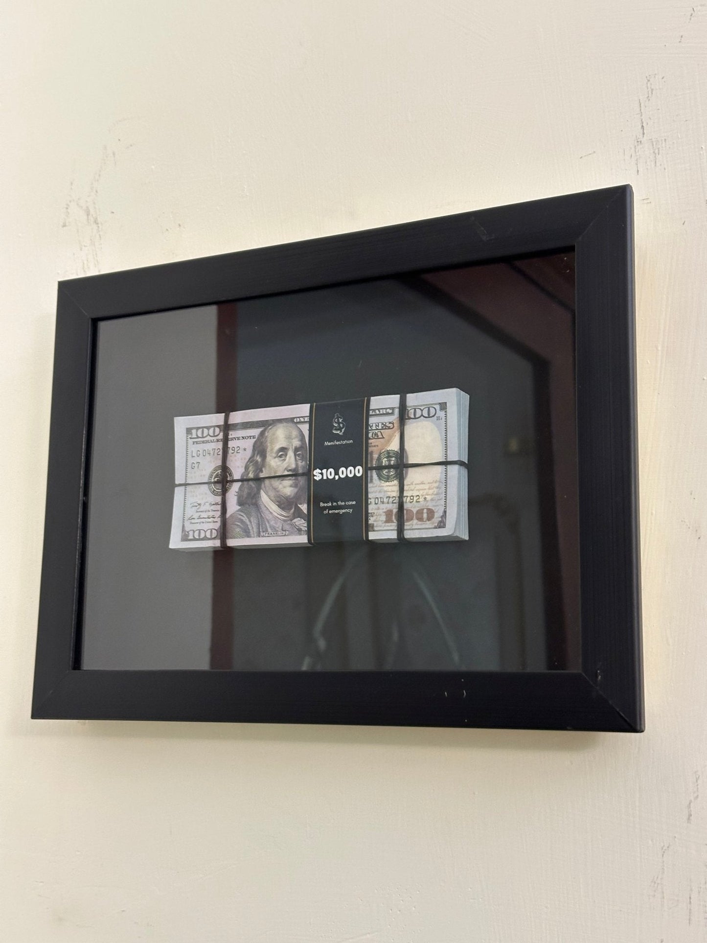 100 Dollar 3D Stacked Frame - USD (30% off) - My Store