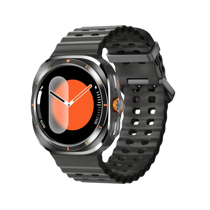 Samsung Smart Watch Ultra and Airpods with A9 Pro LED screen, sleek wearable tech and wireless earbuds from Lamparco.