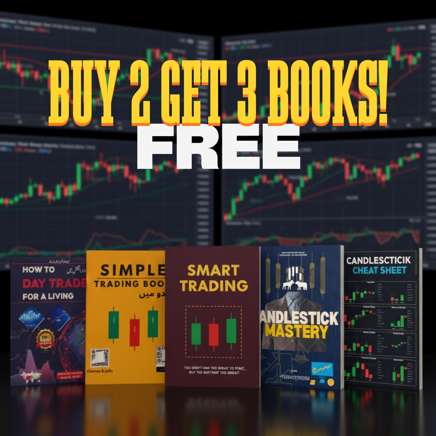 [4 BOOKS DEAL!] Simple + Day Trade + Smart + Candlestick Mastery + Candlesheet
