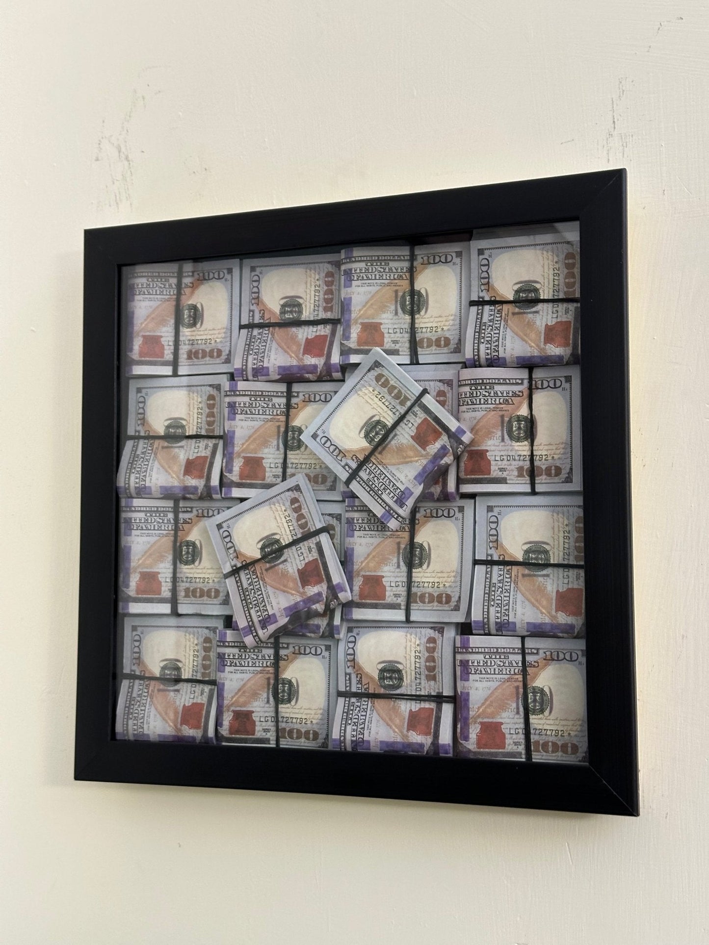 Prestige Dollars Fold Stacked 3D Frame - USD (50 % OFF) - MINDSTONE