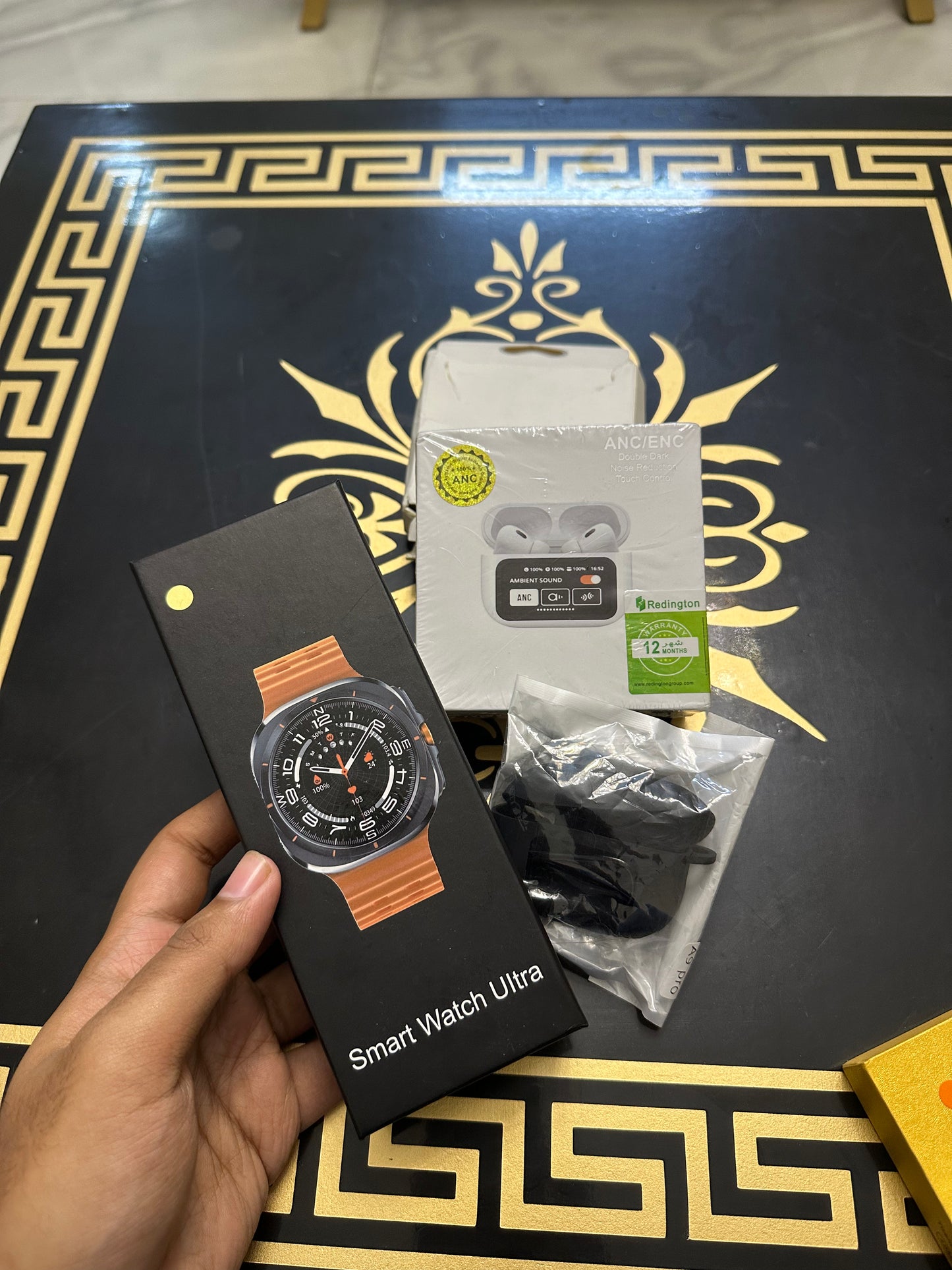 Samsung Smart Watch Ultra + A9 Pro LED Screen Airpods