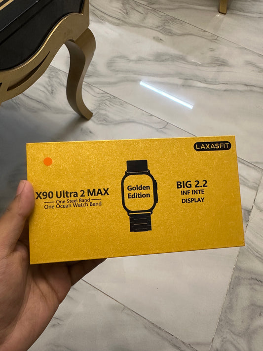 X 90 Ultra 2 MAX Golden Edition Smart Watch | 2.2" HD Display |