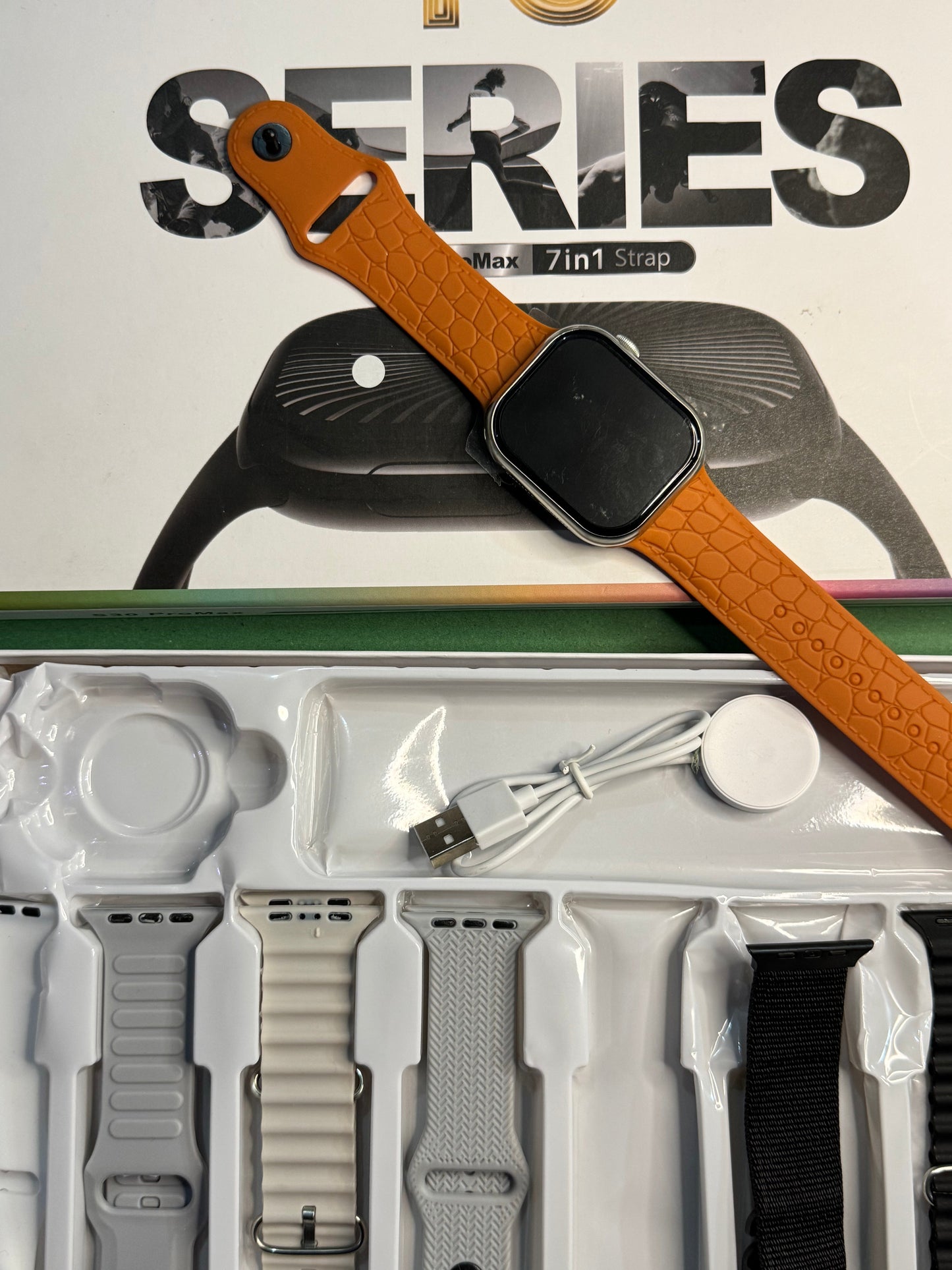 Series 10 7-in-1 Smartwatch | 2.1" HD Display | Bluetooth Calling | 7 Interchangeable Straps [ 50 % OFF! ]