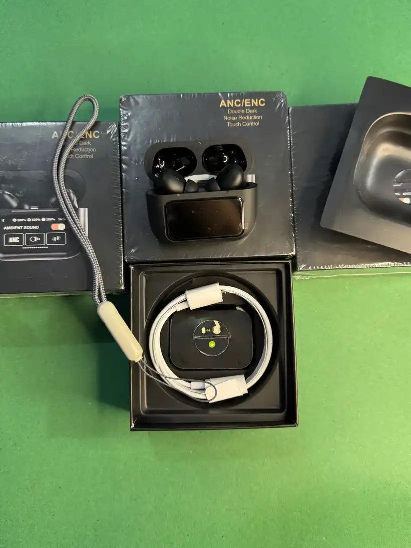 LED SCREEN WIRELESS EARBUDS [ANC] + FREE SILICON CASE!