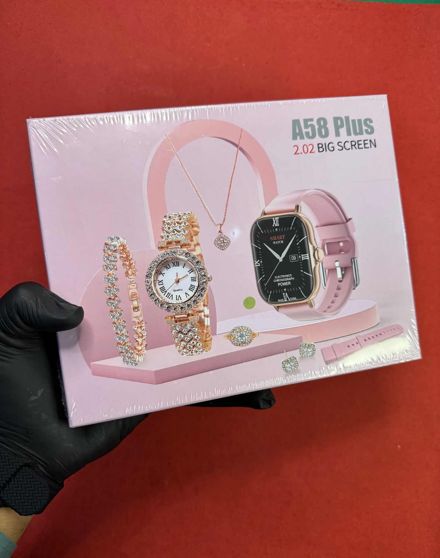 A58 Plus Ladies Smart Watch with Jewelry Gift Box