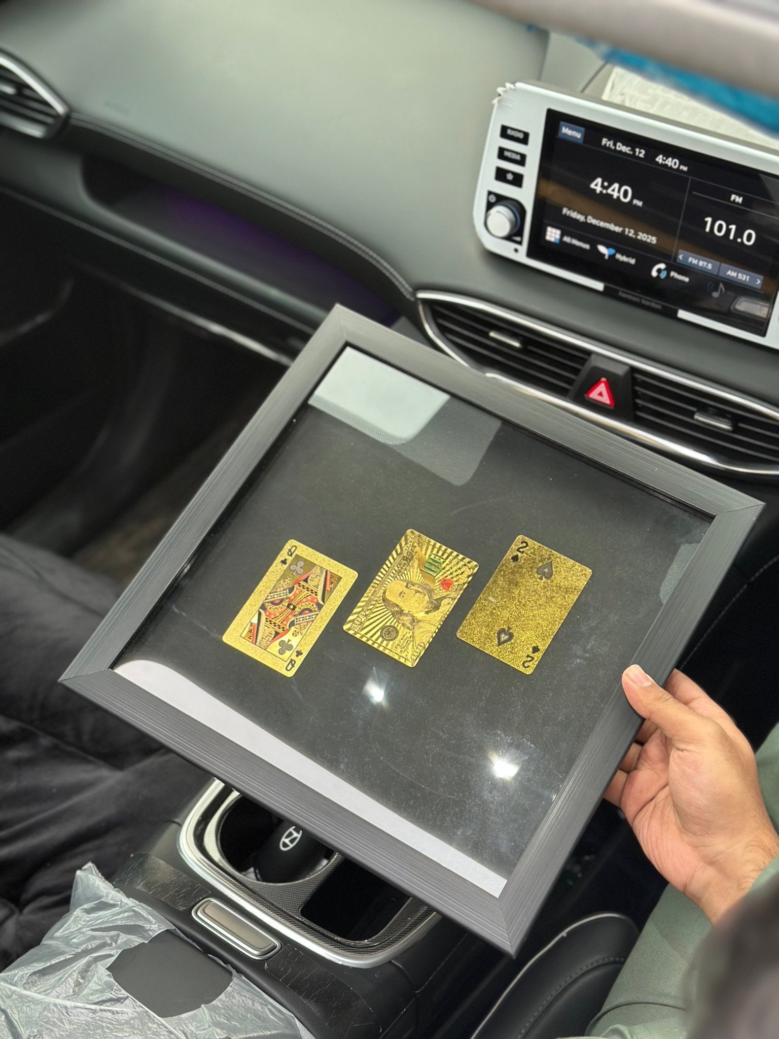 Gold Cards 3D Stacked Frame - USD (30 % OFF) - MINDSTONE