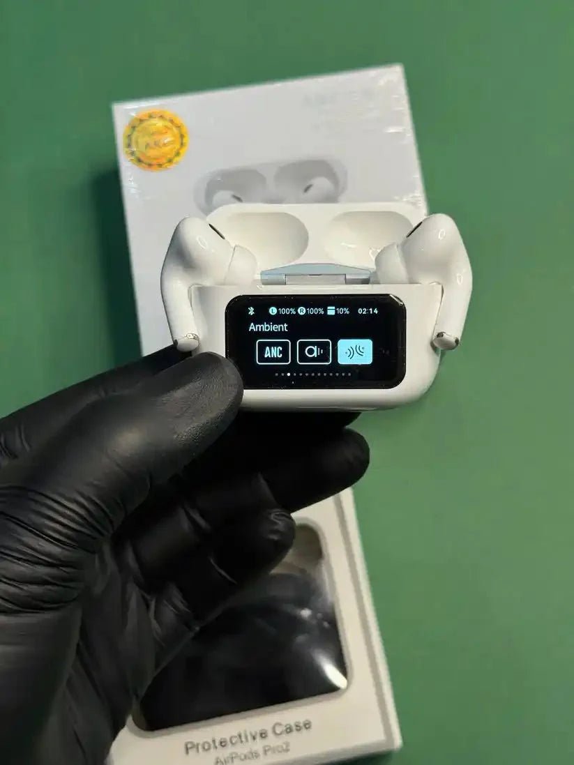 A9 PRO LED SCREEN AIRPODS [ANC] + FREE SILICON CASE! - My Store