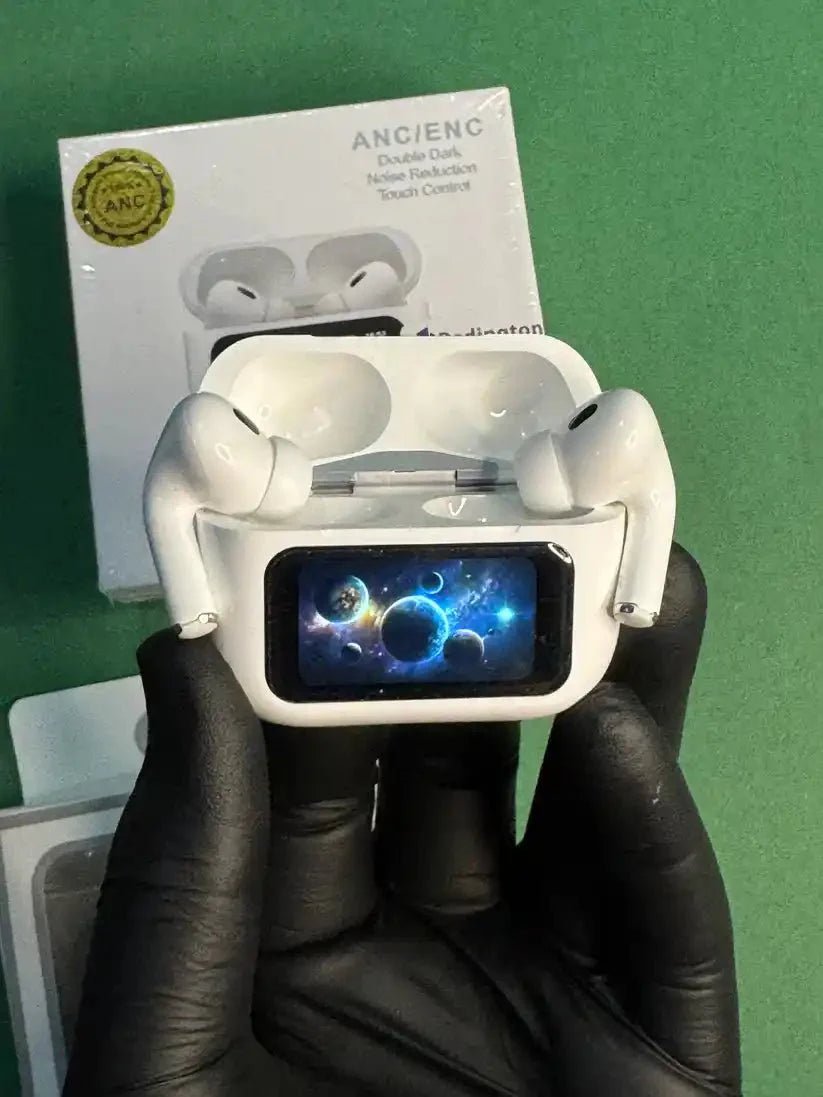 A9 PRO LED SCREEN AIRPODS [ANC] + FREE SILICON CASE! - My Store