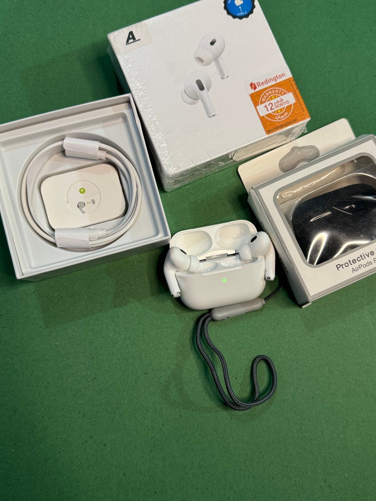 Airpods Pro 2 (2nd Generation) Titanium Edition [ With Silicon Case! ] - My Store