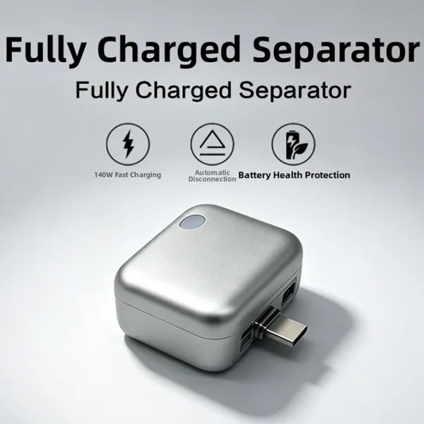 Smart Power Auto Disconnect – 140watt Type-C Charging Cut-Off Protector
