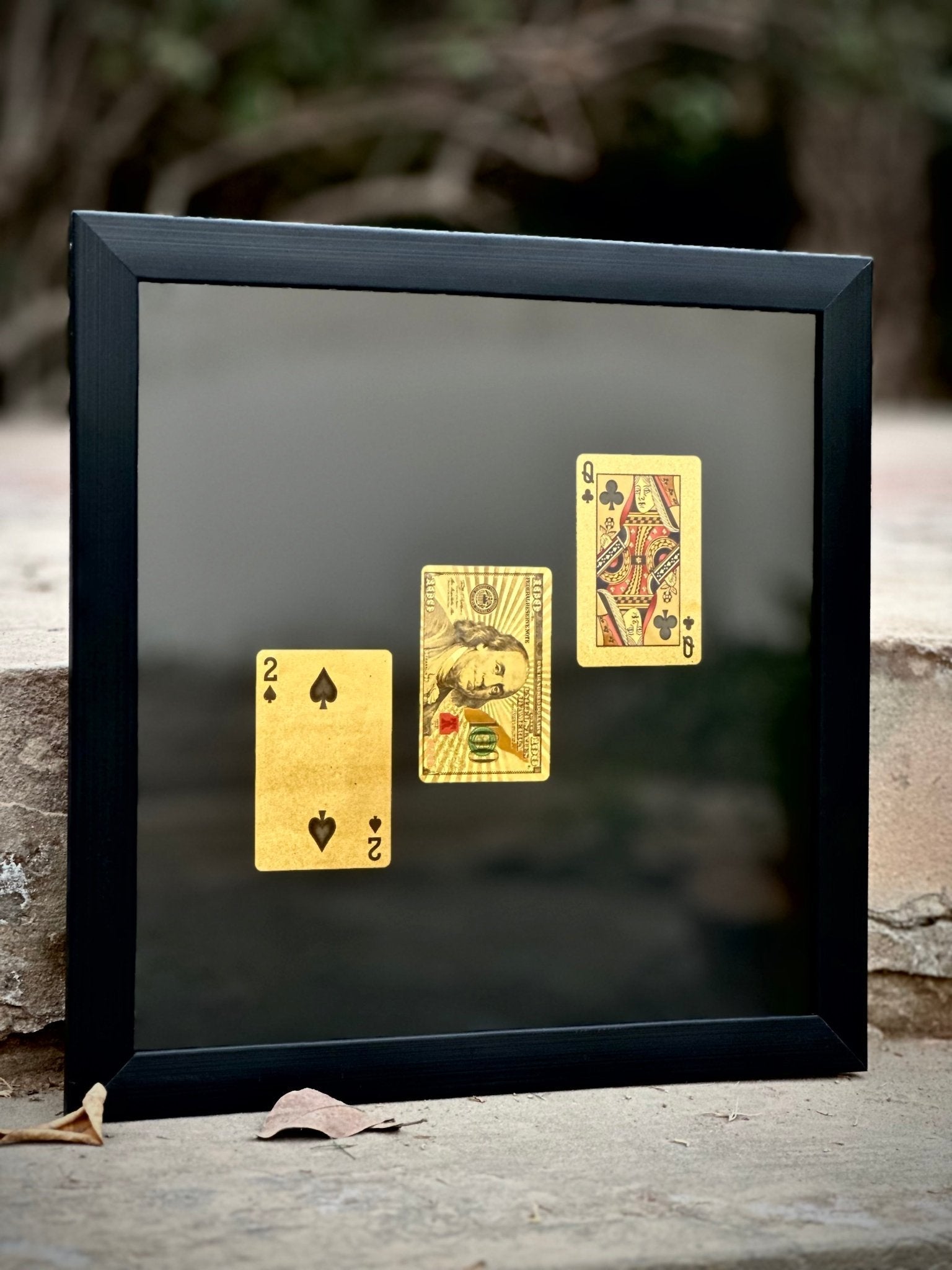 Gold Cards 3D Stacked Frame - USD (30 % OFF) - My Store
