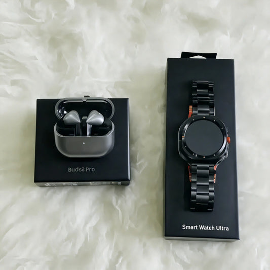Samsung Smart Watch Ultra + Samsung Galaxy Buds 3 Pro