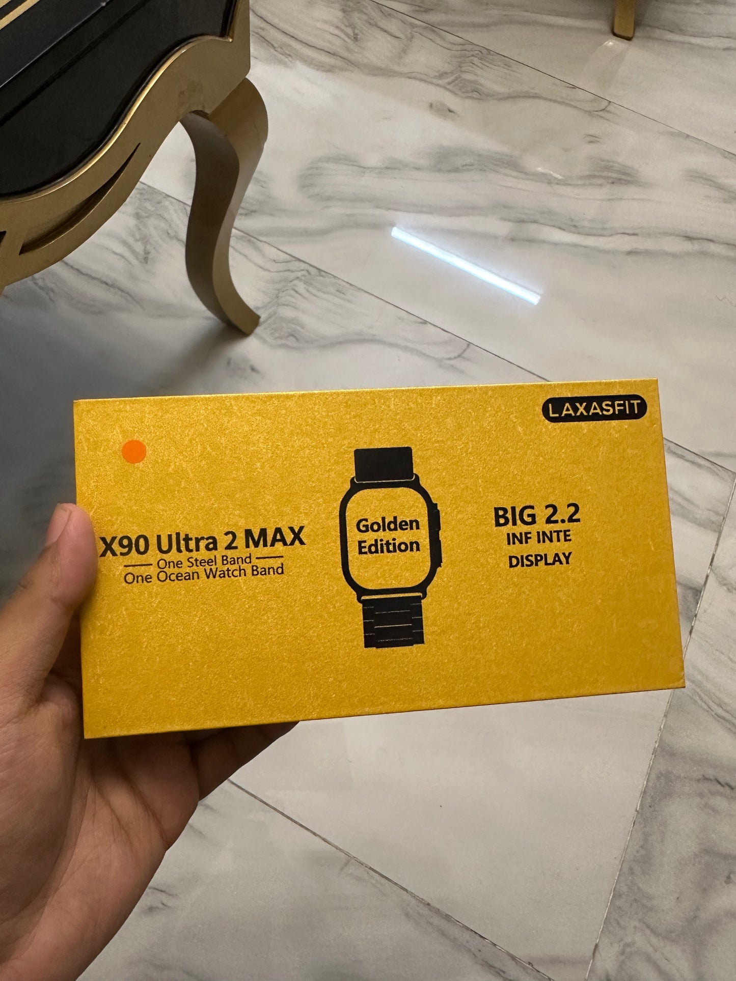X 90 Ultra 2 MAX Golden Edition Smart Watch | 2.2" HD Display | - My Store