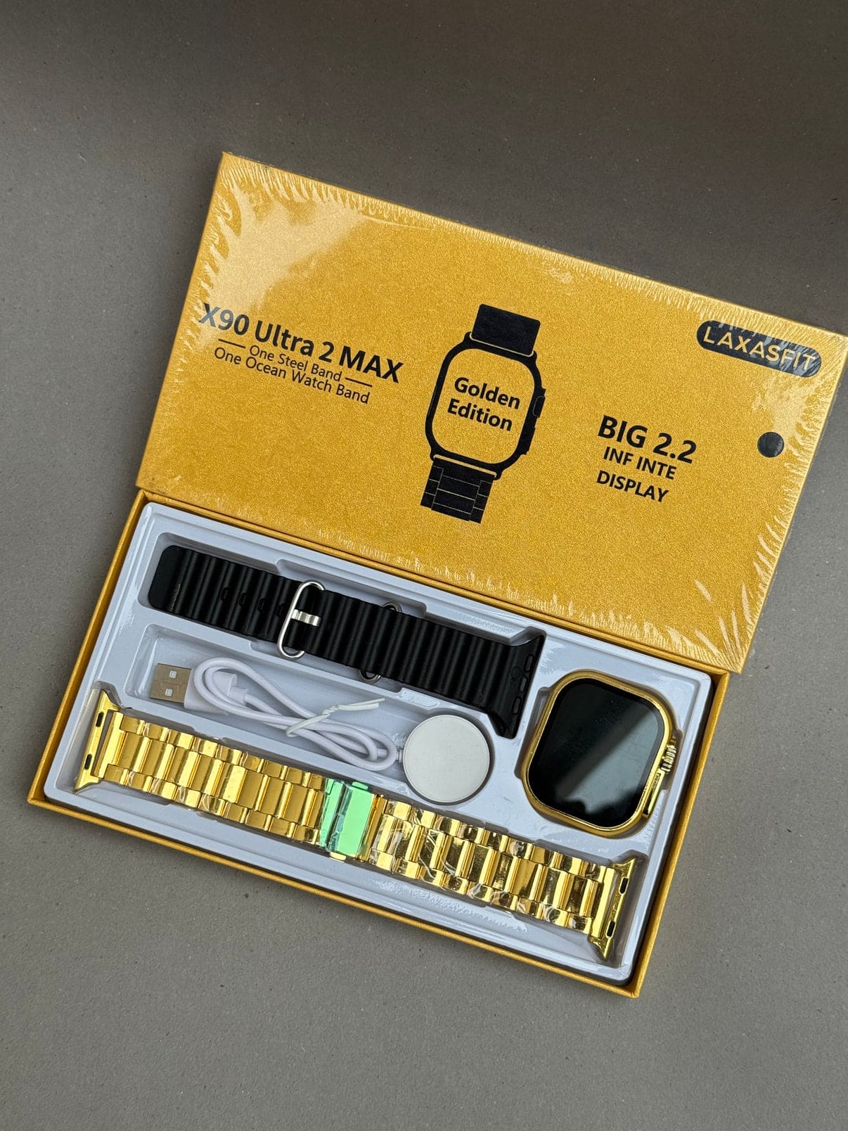 X 90 Ultra 2 MAX Golden Edition Smart Watch | 2.2" HD Display | - My Store